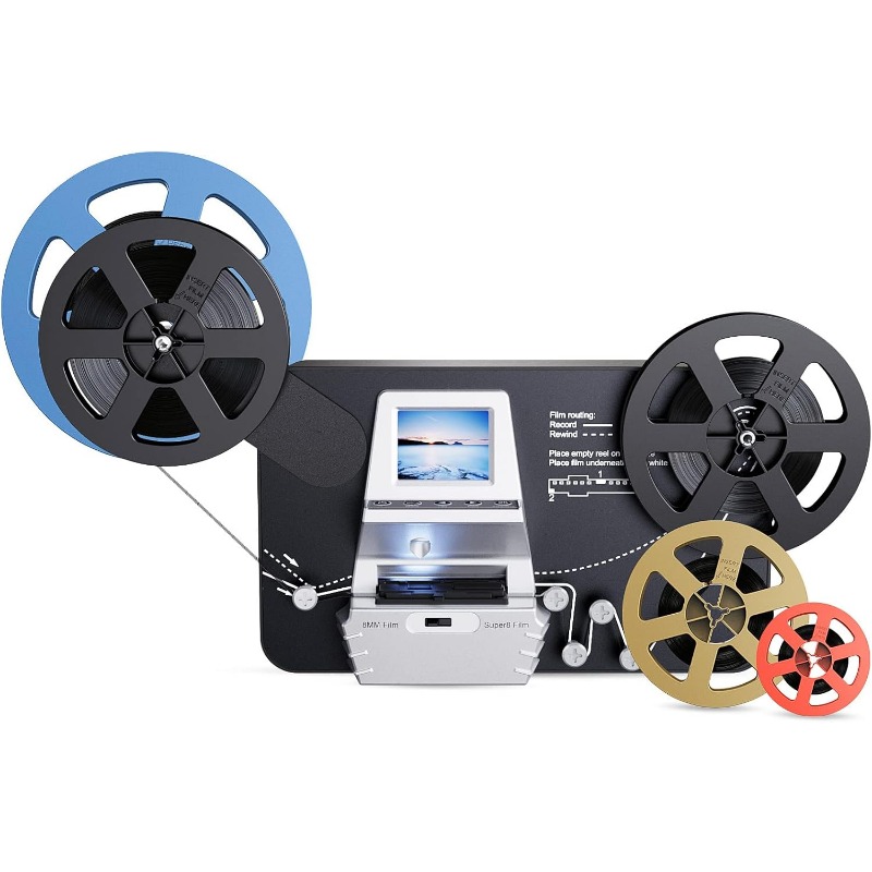 Super 8 Film Reel - 8mm & Super 8 Film-zu-Digital-Konverter, Filmscanner