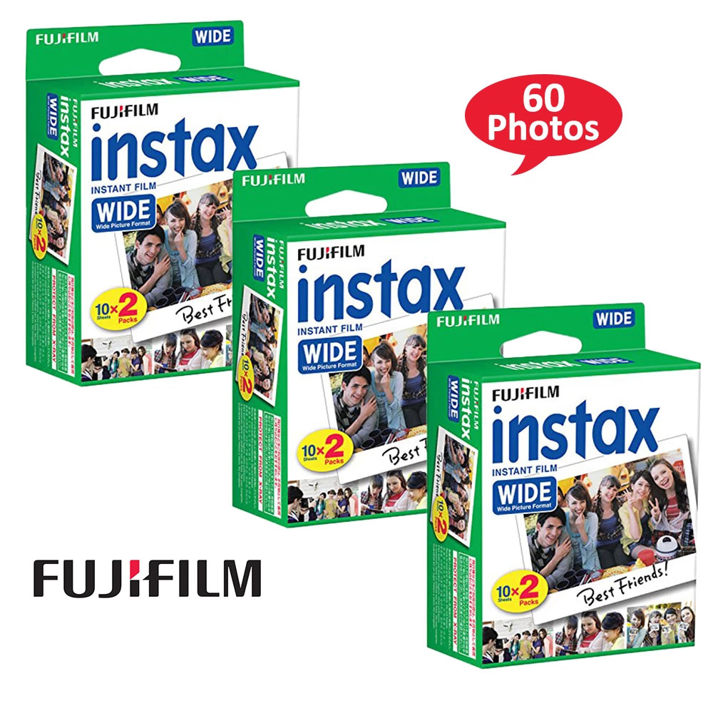 Instant Film Pack - Original Fujifilm Instax Wide Film 10/20/40/60/80/100