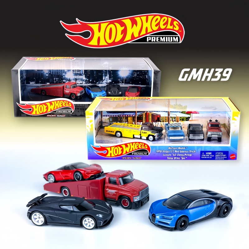 Mattel Collectible & Vintage Dolls - Original Hot Wheels Mattel Premium 4-teiliges