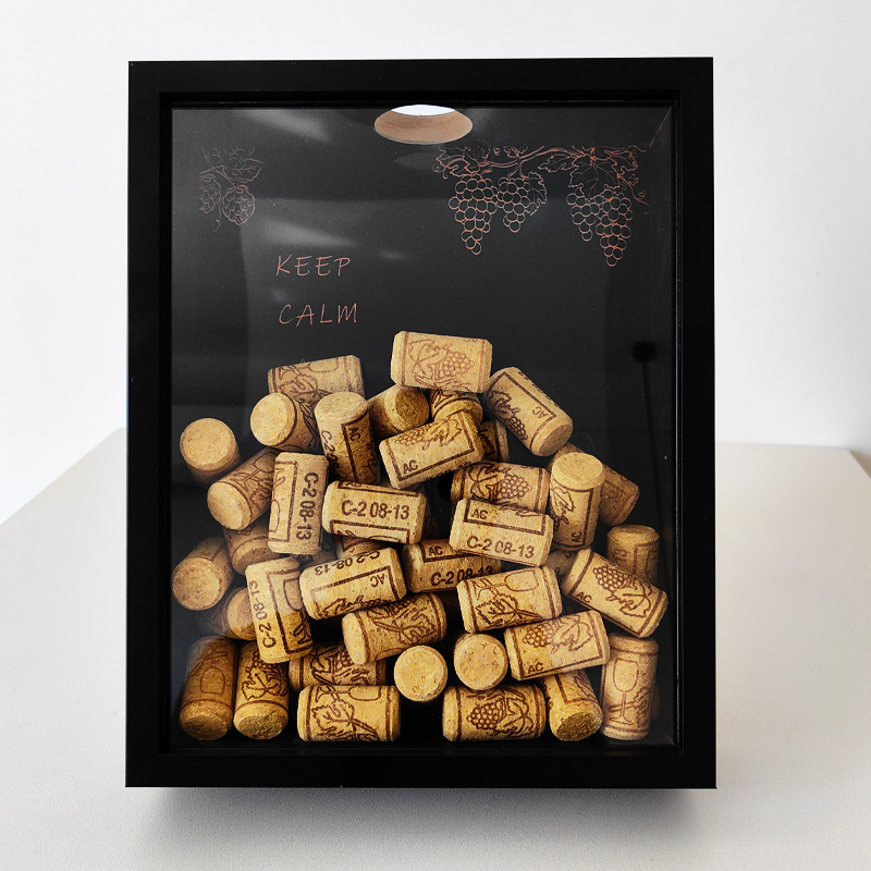 Rotwein Kork Display Rahmen Ho – Collectible Vintage Photos Bewertung und Preis