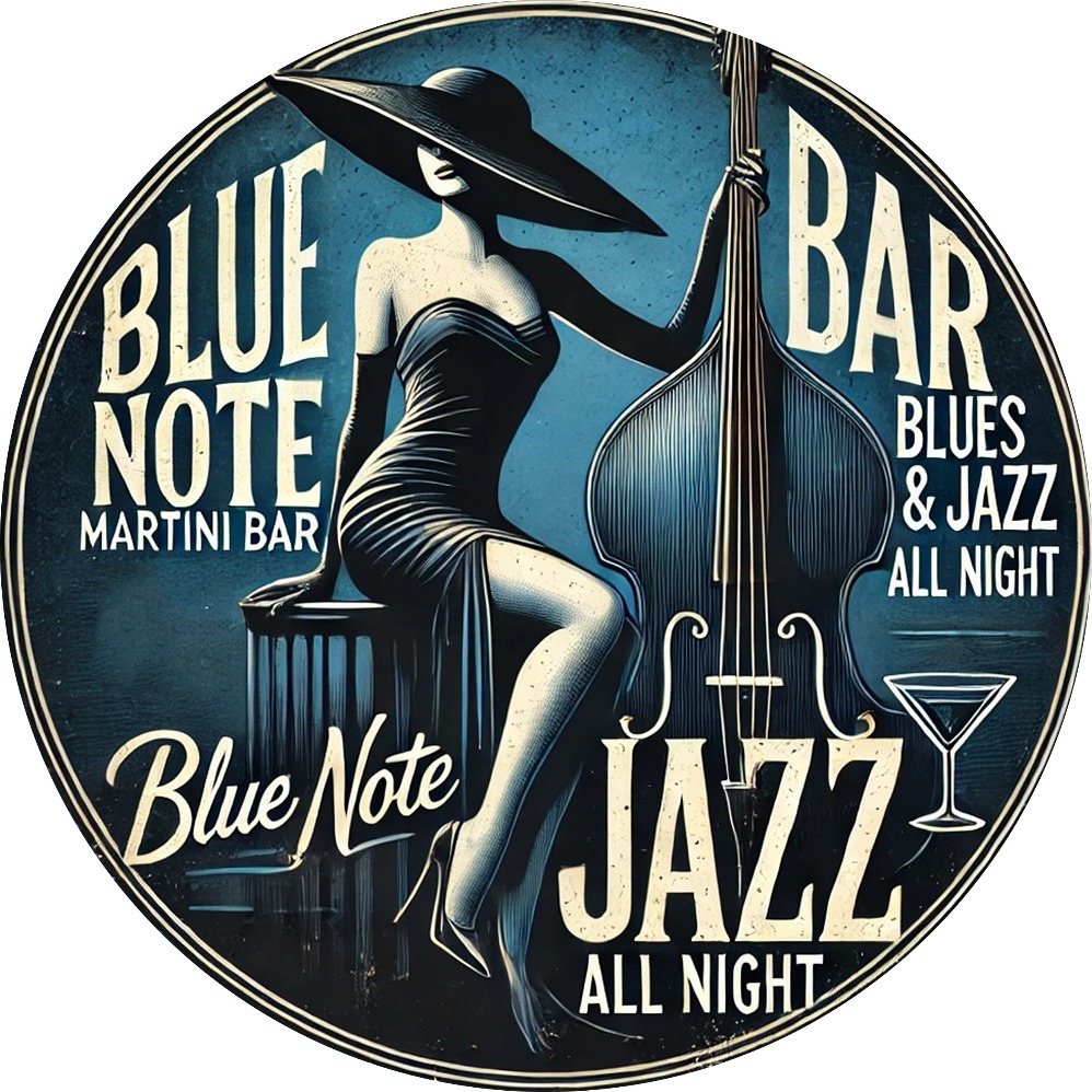 Blue Note Jazz Martini Bar Vin – Vintage Collectible Plates Bewertung und Preis