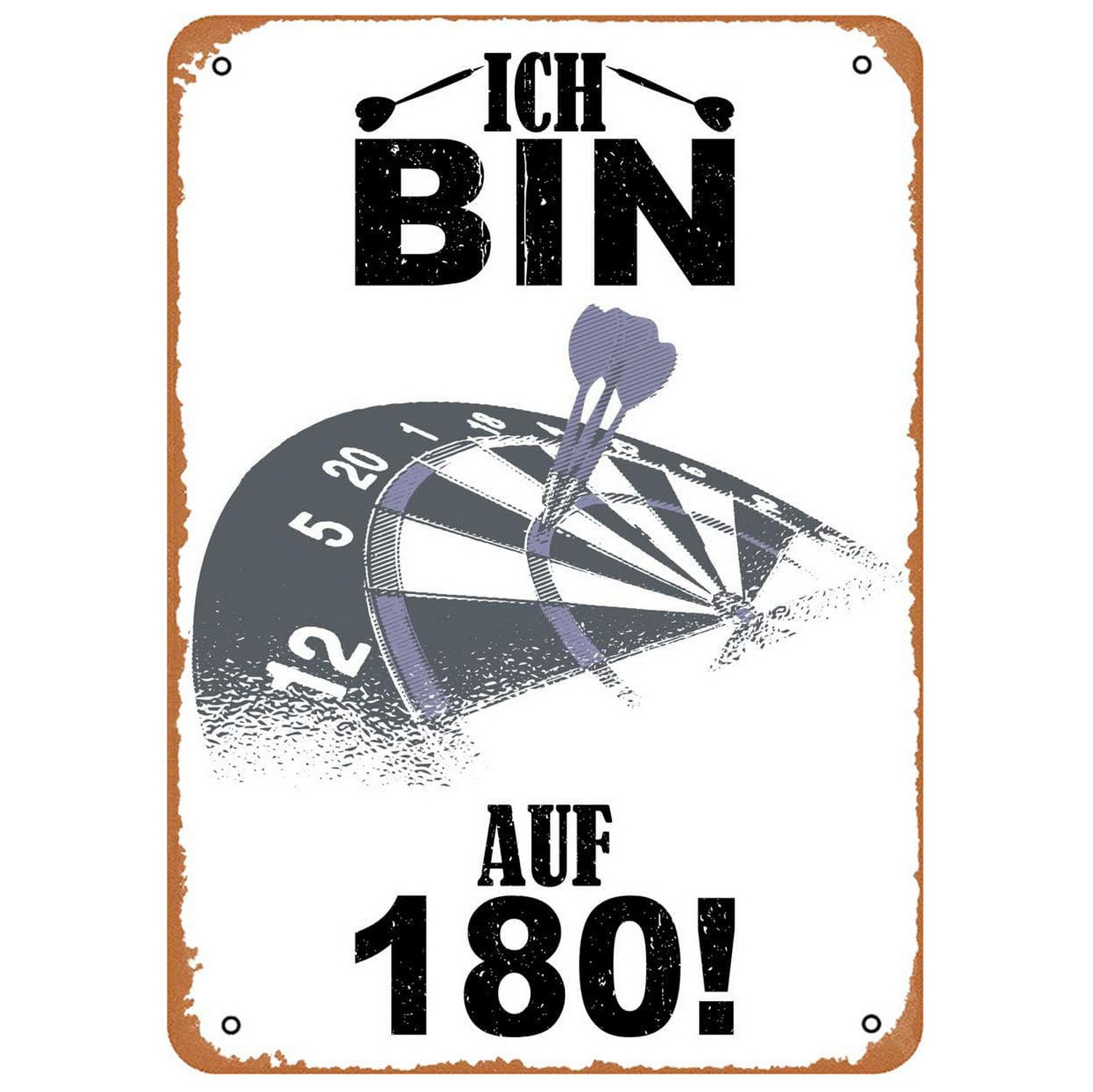 Vintage Darts & Bier Blechschi – Vintage Collectible Plates Bewertung und Preis