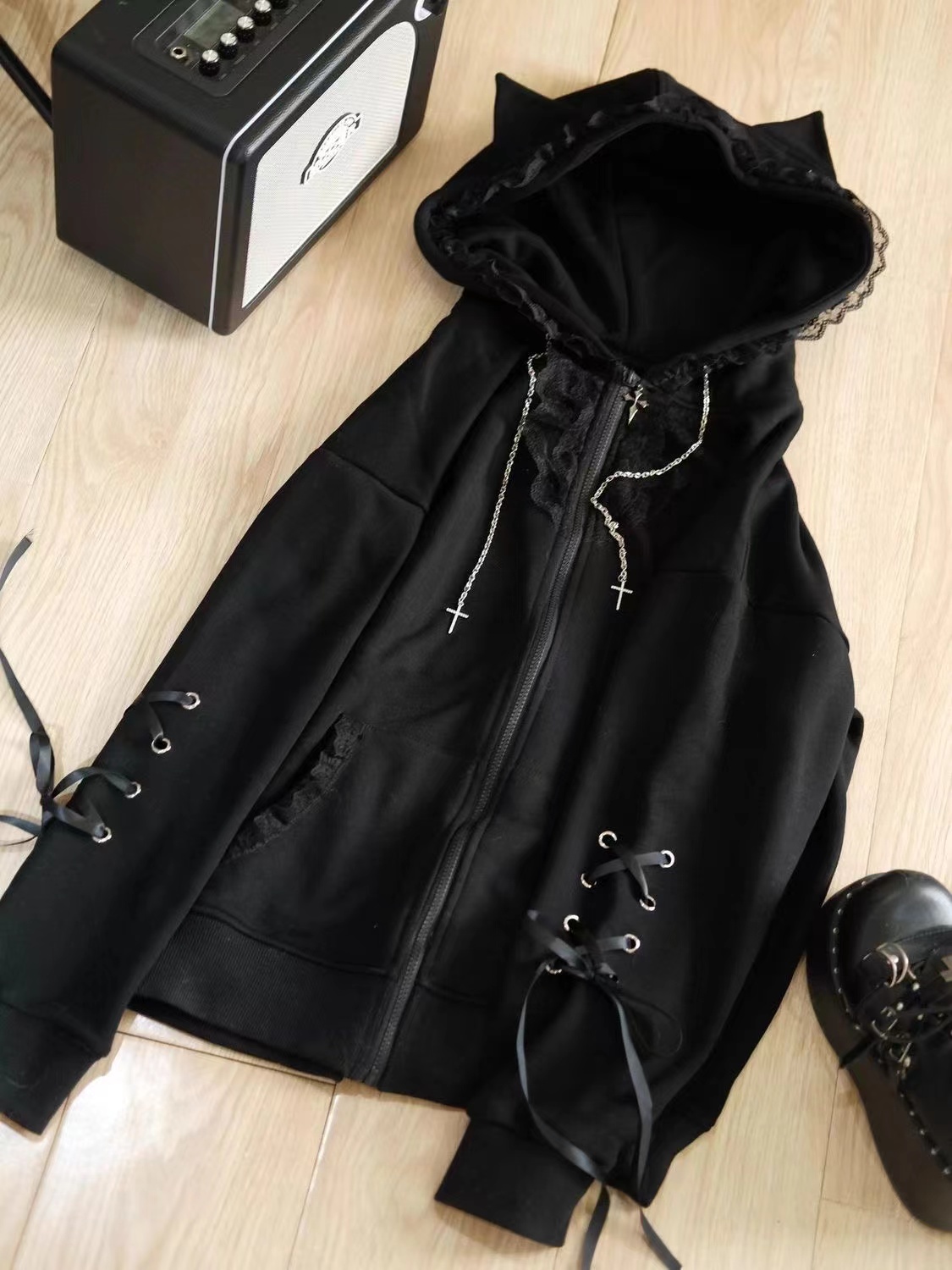 Harajuku Y2K Damen Oberbekleid – Vintage Zip Hoodie Bewertung und Preis