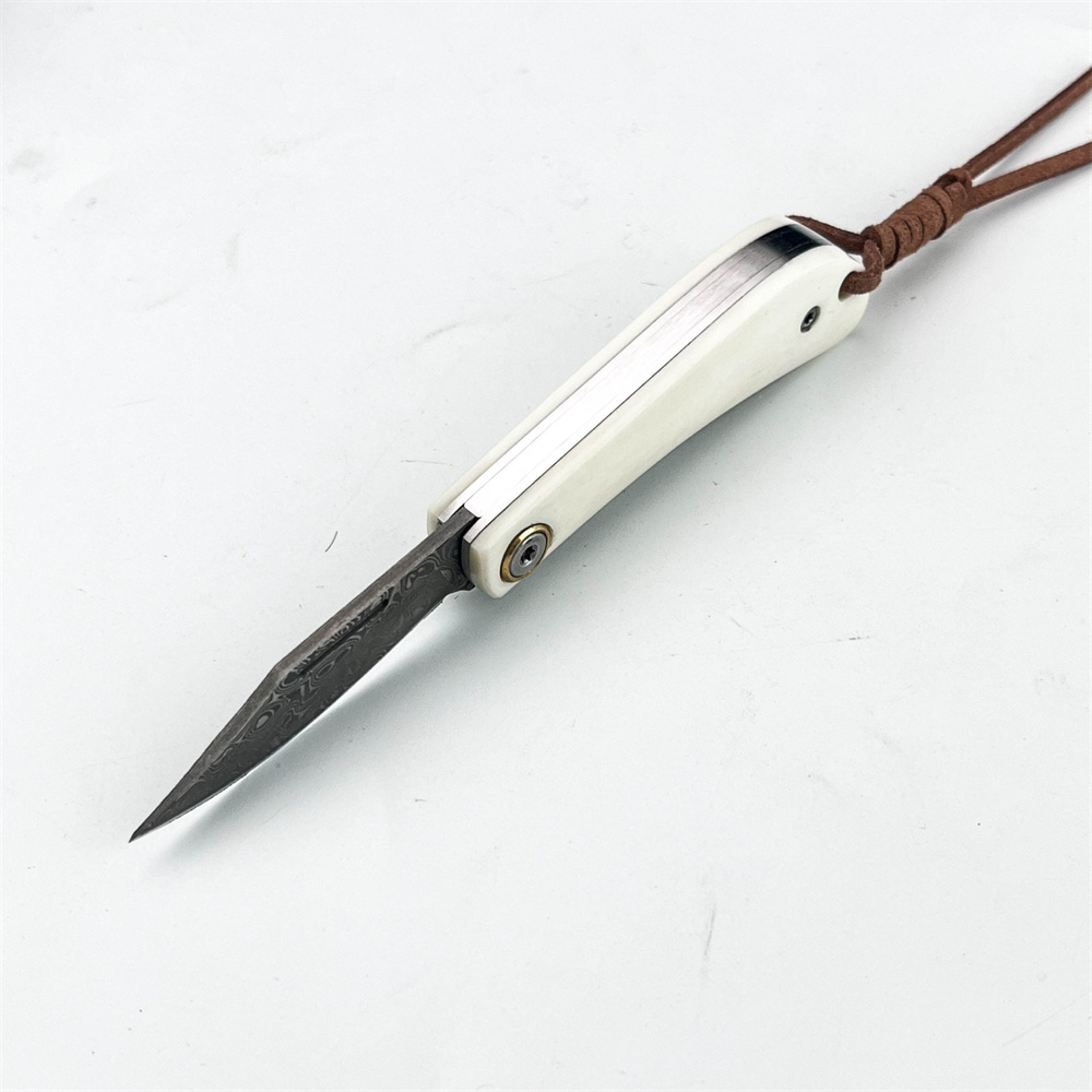 Kompaktes Vintage-Damast-Klapp – Vintage Collectible Knife Bewertung und Preis