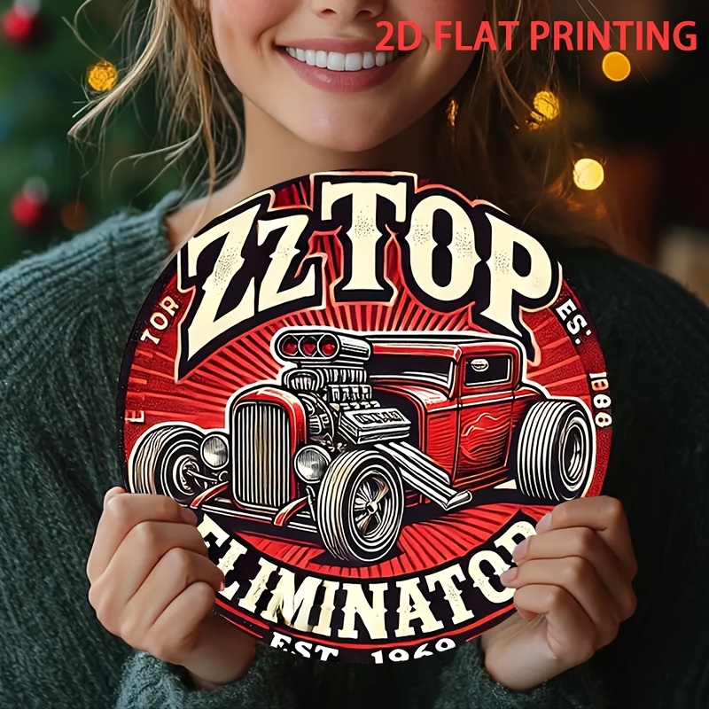 2D Flat, 1 Stück ZZ Top Elimin – Vintage Collectible Plates Bewertung und Preis
